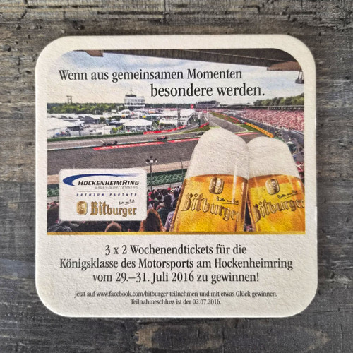 Bitburger sonder bierdeckel - sonder,