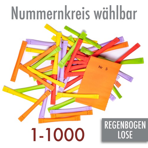 Regenbogenlose tombola lose - 50,