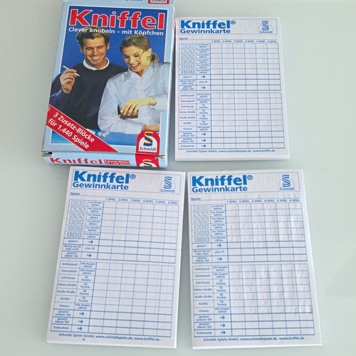 Schmidt kniffel gewinnkarten - kniffel, 3