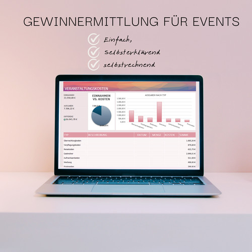 Gewinnermittlung event vorlage - gewinnermittlung,