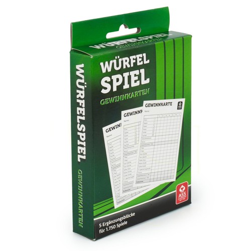 Ass würfelspiel gewinnkarten - würfelspiel,
