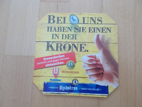 Bierdeckel landskron görlitz - landskron,