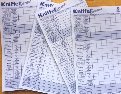 Kniffel extreme laminierte - kniffel, 4
