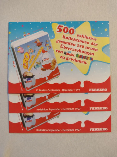 Set werbefolder zu - Ü-ei,