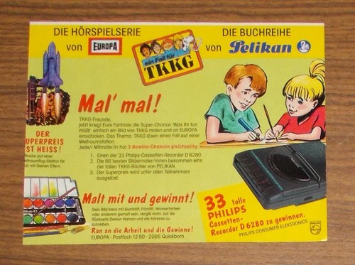 Seltene werbung europa tkkg - europa,